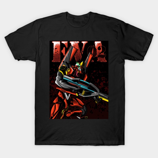 EVA 02 T-Shirt by namanyastudios